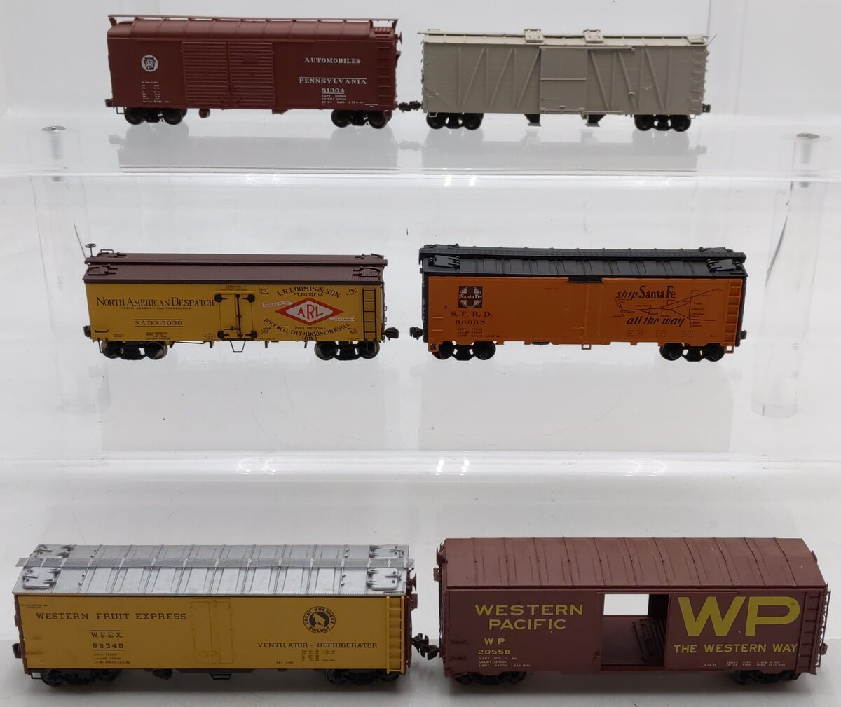 Atlas/Athearn/Other HO Scale Freight Cars #81304,3039,36065,68340,20558 [6] VG