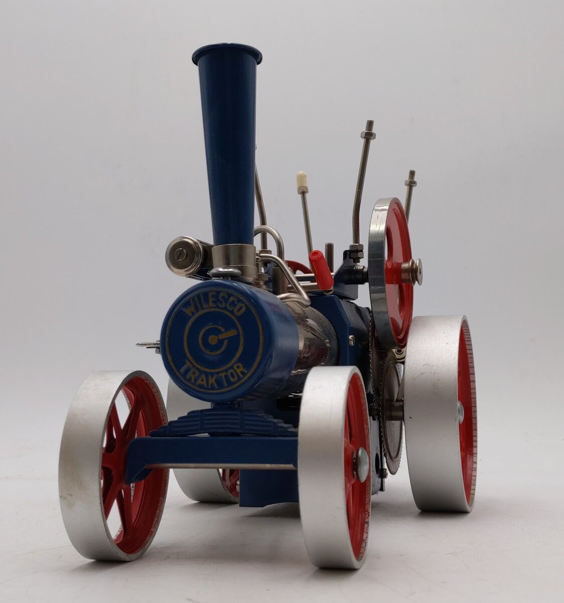 Wilesco D405 Live Steam Roller Traction Engine EX