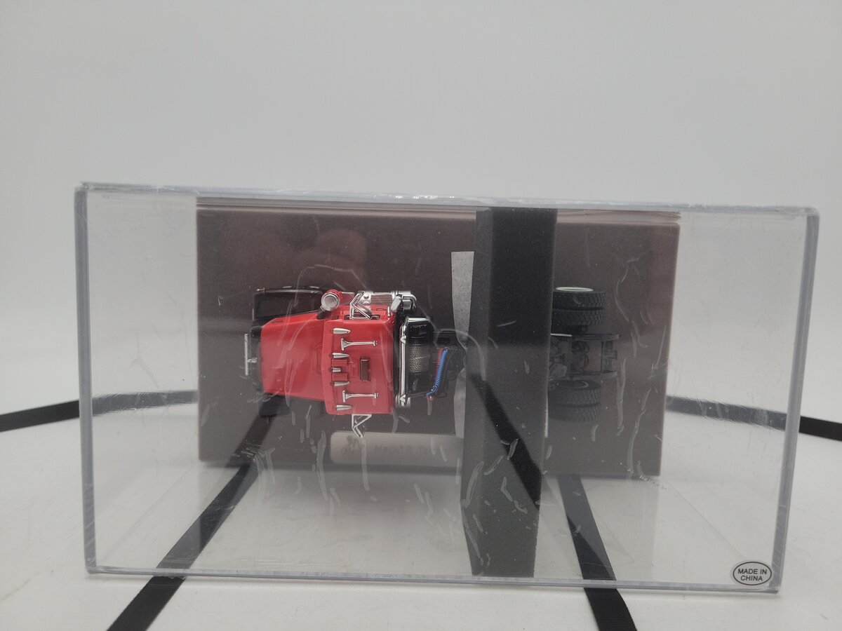 Fire Replicas FR103-2 1:50 Scale Red/Black Mack® R Tandem Axle Tractor W/Case LN/Box