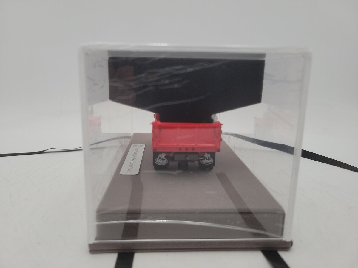 Fire Replicas FR104-1 1:50 Scale Red & Black Mack R Single Axle Dump Truck LN/Box