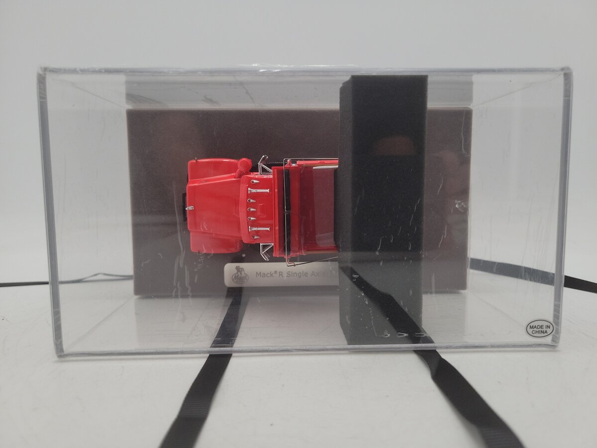 Fire Replicas FR104-1 1:50 Scale Red & Black Mack R Single Axle Dump Truck LN/Box