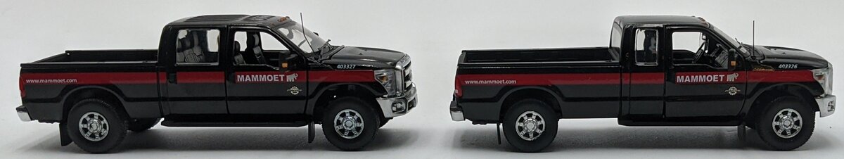 Sword Models M410217 1:50 Diecast Ford F250 Pickup Truck Escort Set Mammoet NIB