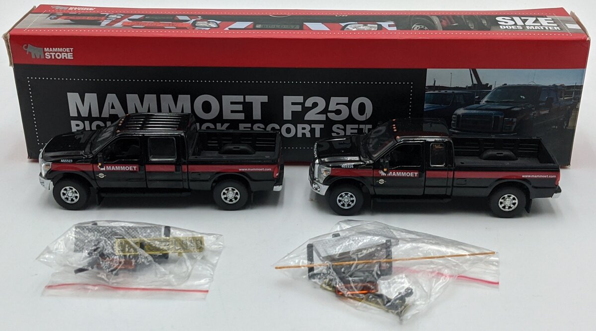 Sword Models M410217 1:50 Diecast Ford F250 Pickup Truck Escort Set Mammoet NIB
