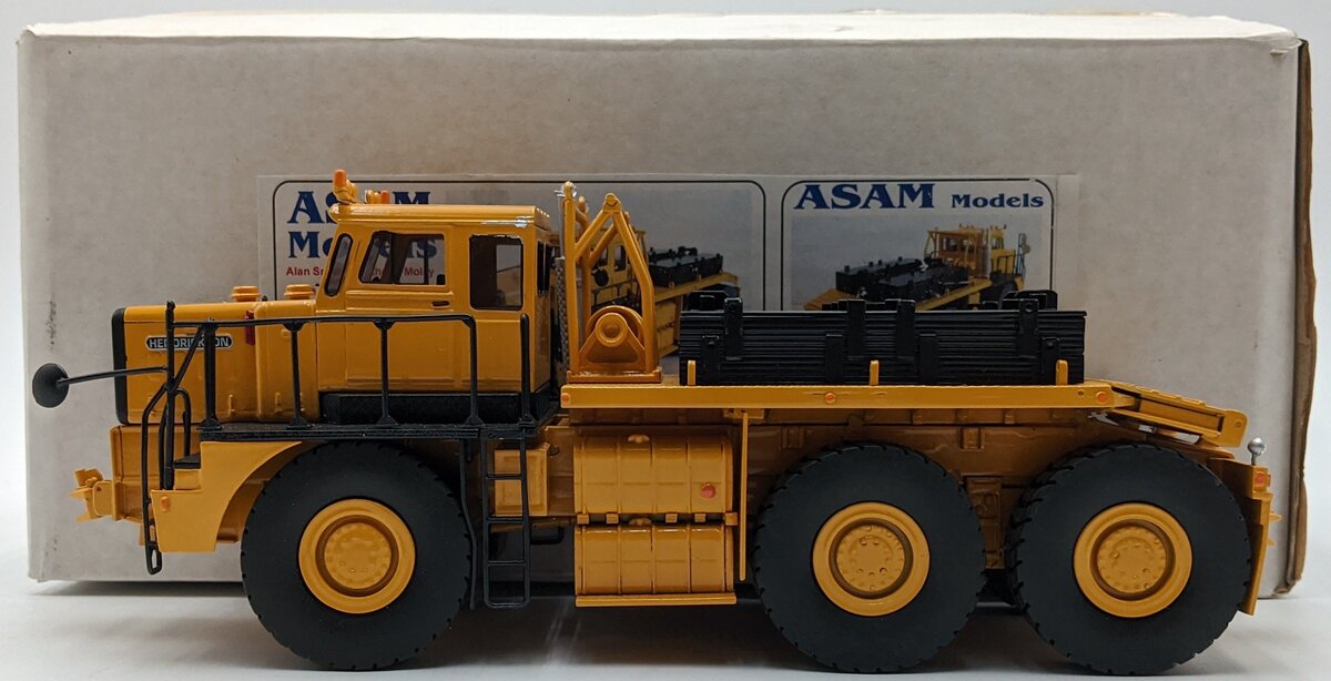 ASAM SMC267Y 1:48 Diecast Yellow Hendrickson 360 Heavy Haul Tractor NIB