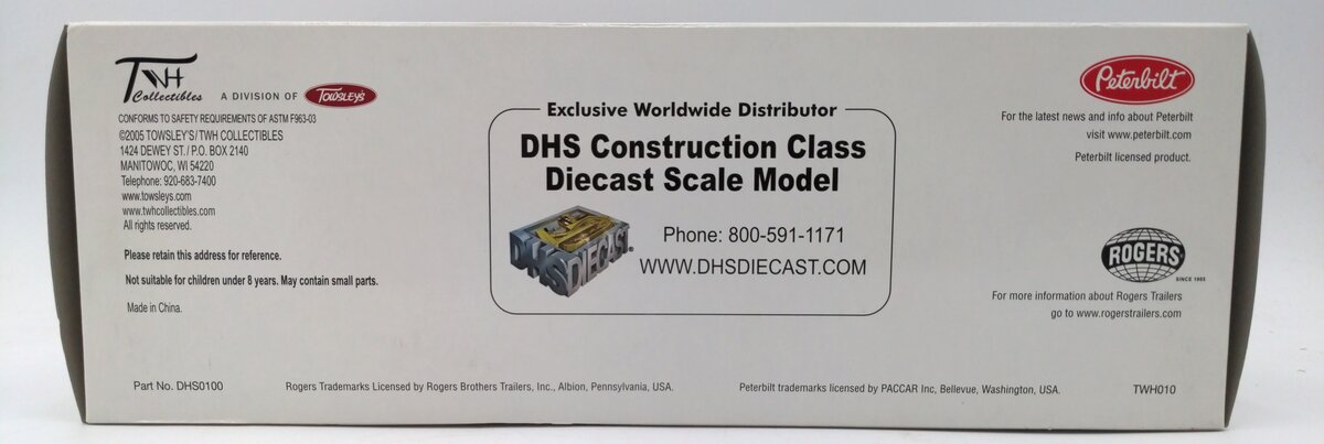 Sword Models 1000-DIA 1:50 Peterbilt 379 Tractor w/Lowboy Diamond Heavy Haul NIB