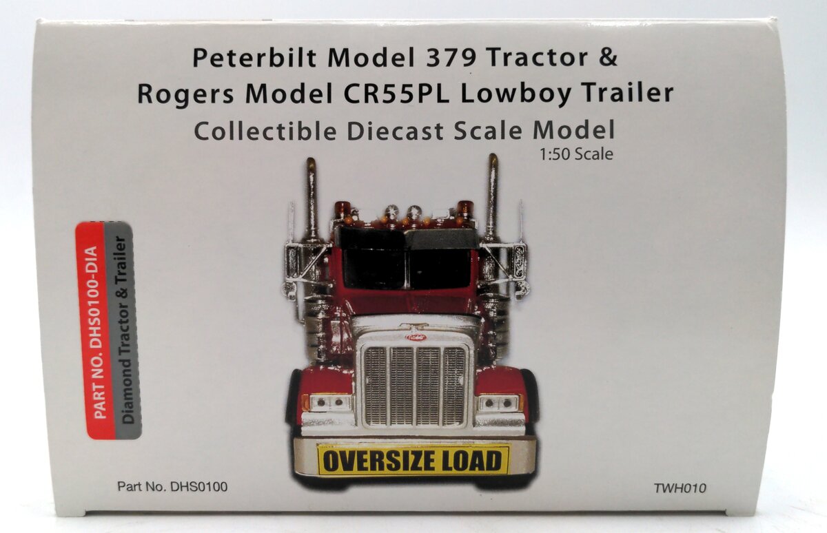 Sword Models 1000-DIA 1:50 Peterbilt 379 Tractor w/Lowboy Diamond Heavy Haul NIB