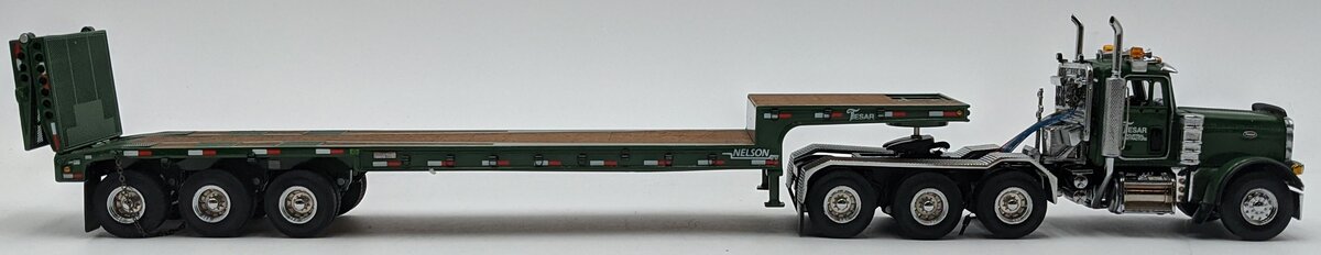 Sword Models SW2027-TES 1:50 Diecast Peterbilt  379 W/Nelson Ramp Trailer Tesar NIB