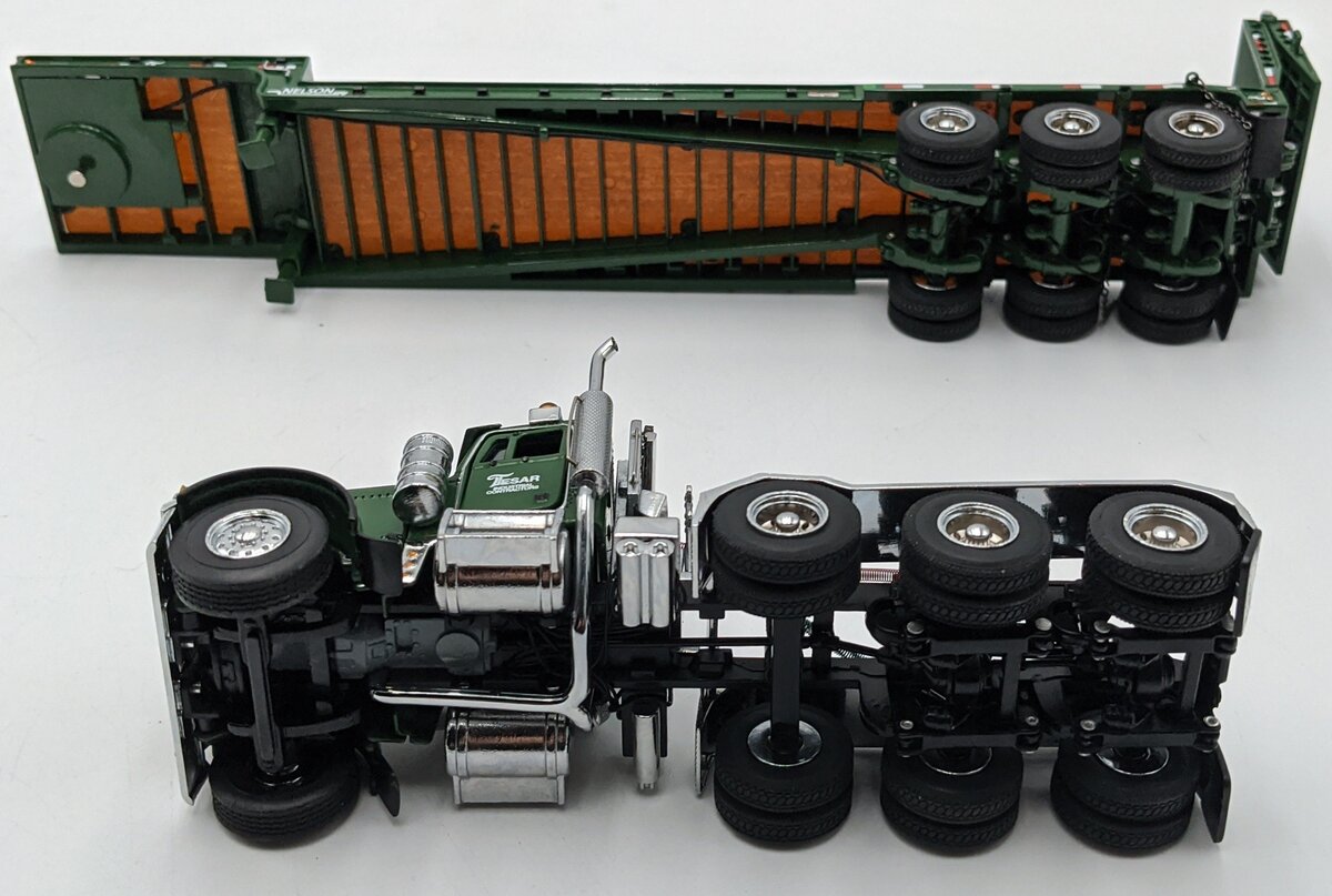 Sword Models SW2027-TES 1:50 Diecast Peterbilt  379 W/Nelson Ramp Trailer Tesar NIB