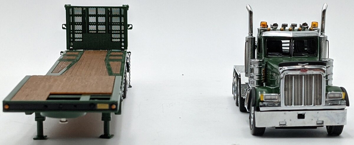 Sword Models SW2027-TES 1:50 Diecast Peterbilt  379 W/Nelson Ramp Trailer Tesar NIB