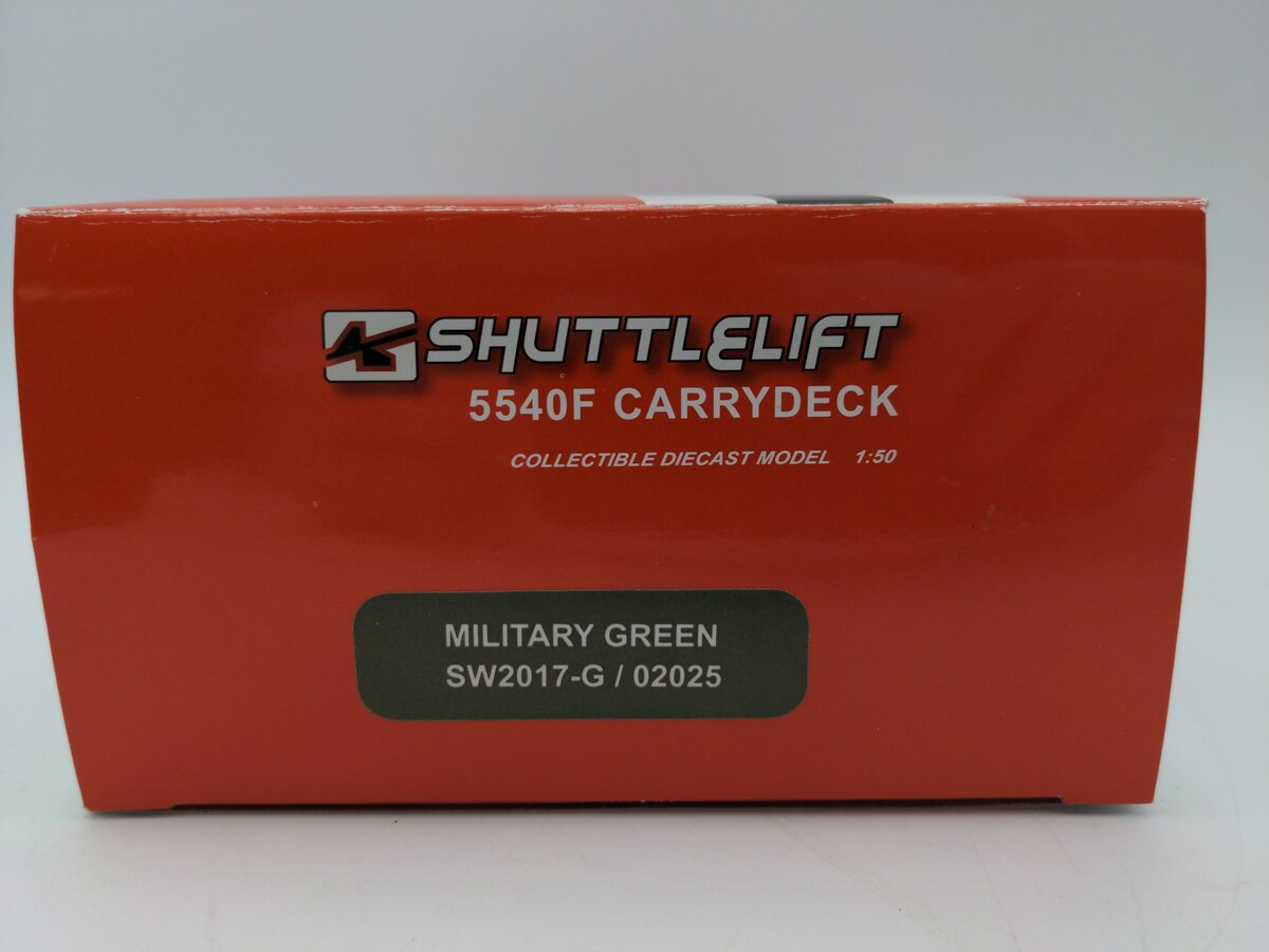 Sword Models SW2017-G 1:50 Diecast Military Green Shuttlelift Carrydeck Crane/Box