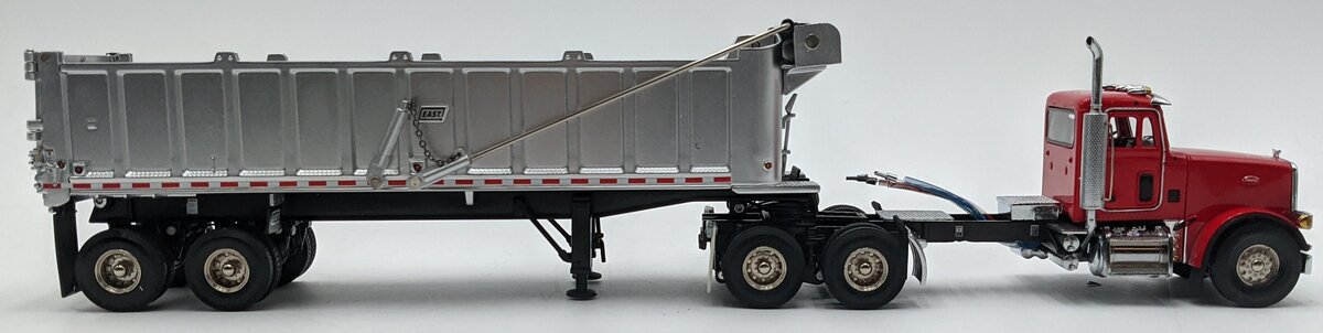 Sword Models SW2044-R 1:50 Diecast Red Peterbilt 357 W/2-Axle East Dump Trailer NIB
