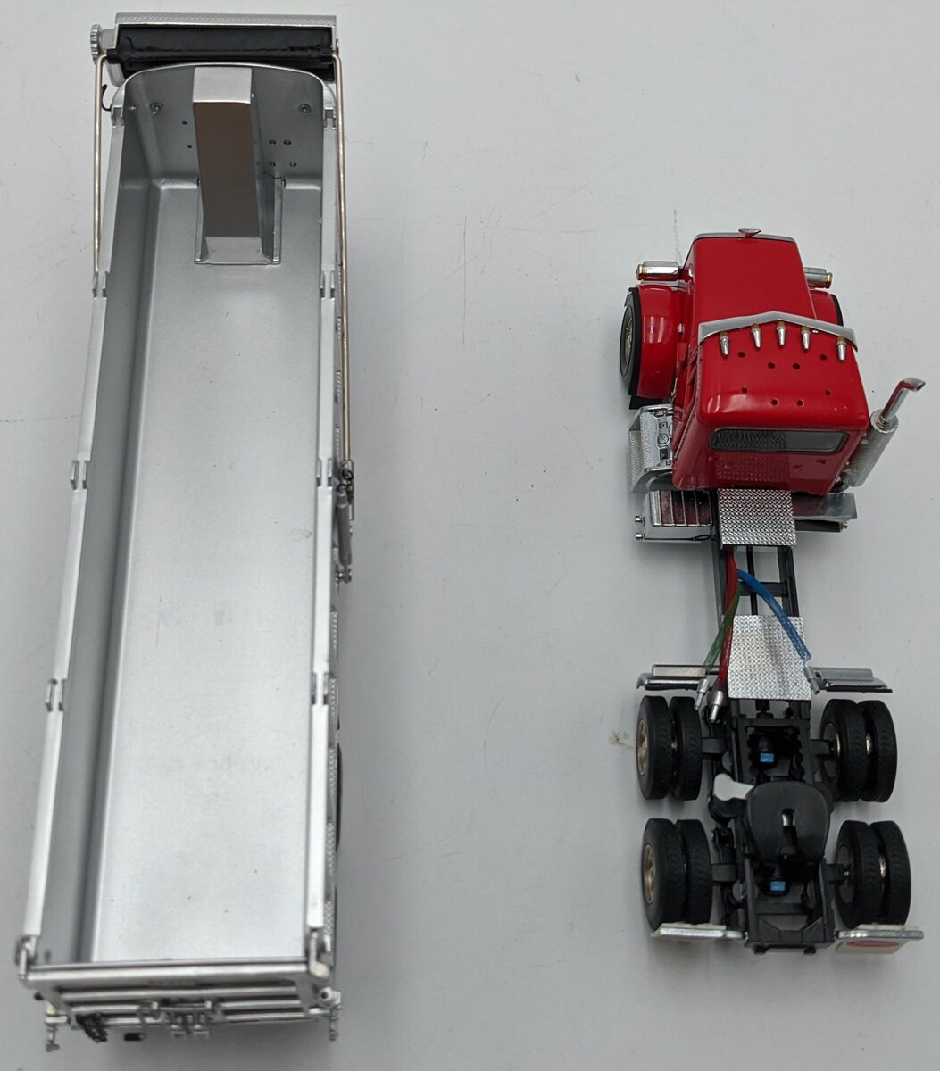 Sword Models SW2044-R 1:50 Diecast Red Peterbilt 357 W/2-Axle East Dump Trailer NIB