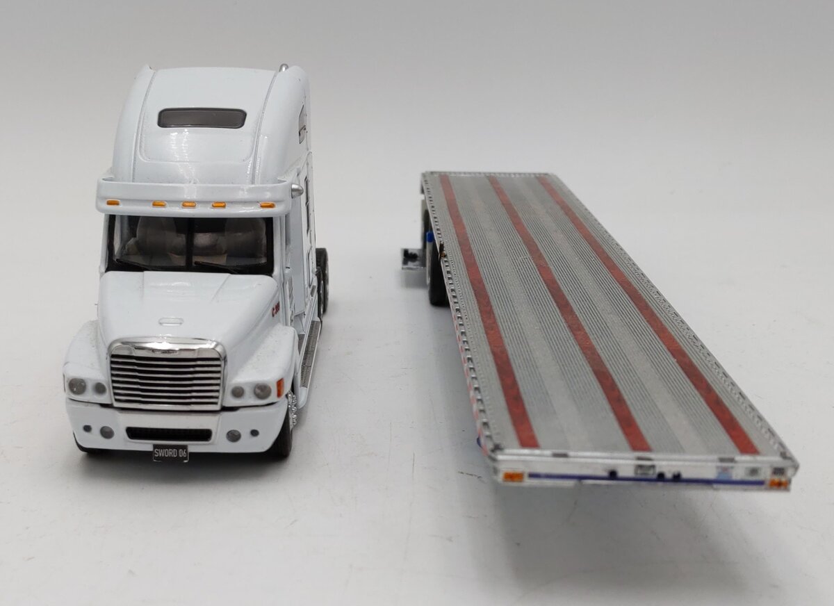 Sword Models SW2059-R 1:50 Diecast Freightliner Century Class S/T w/Flatbed VG/Box