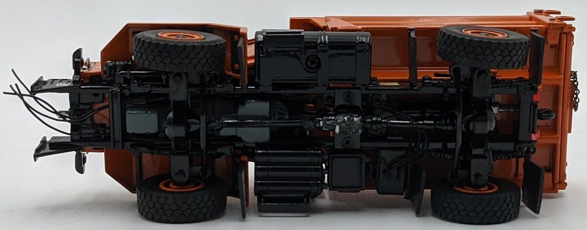 Sword Models SW3004-O 1:50 Scale Diecast Orange P-Series 2-Axle 4x4 Plow NIB