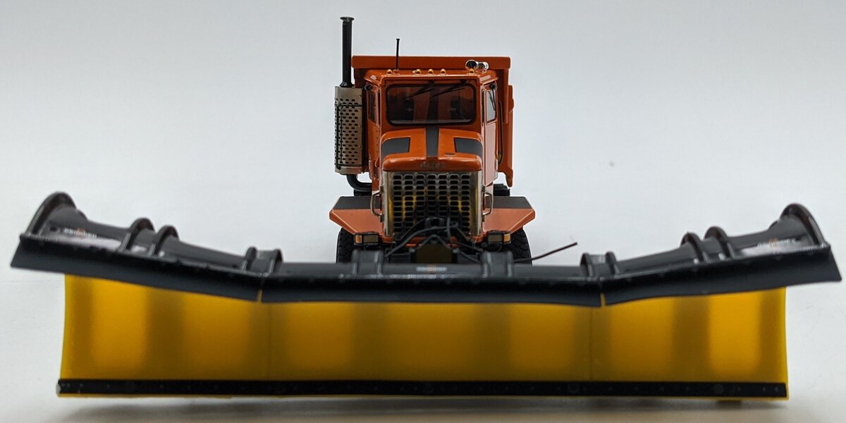 Sword Models SW3004-O 1:50 Scale Diecast Orange P-Series 2-Axle 4x4 Plow NIB