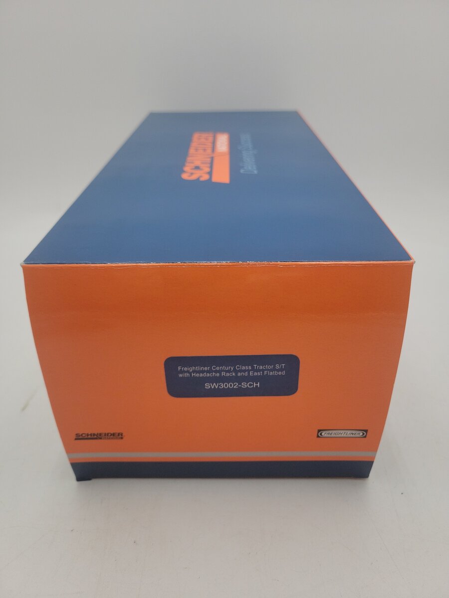 Sword Models SW3002-SCH 1:50 Scale Schneider Tractor w/East 48' Flat Bed Trailer LN/Box