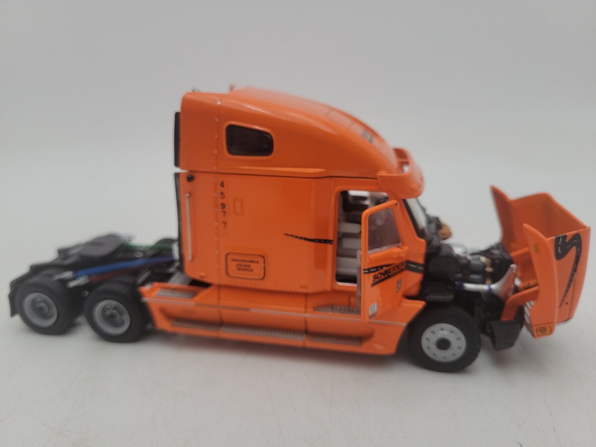 Sword Models SW3002-SCH 1:50 Scale Schneider Tractor w/East 48' Flat Bed Trailer LN/Box