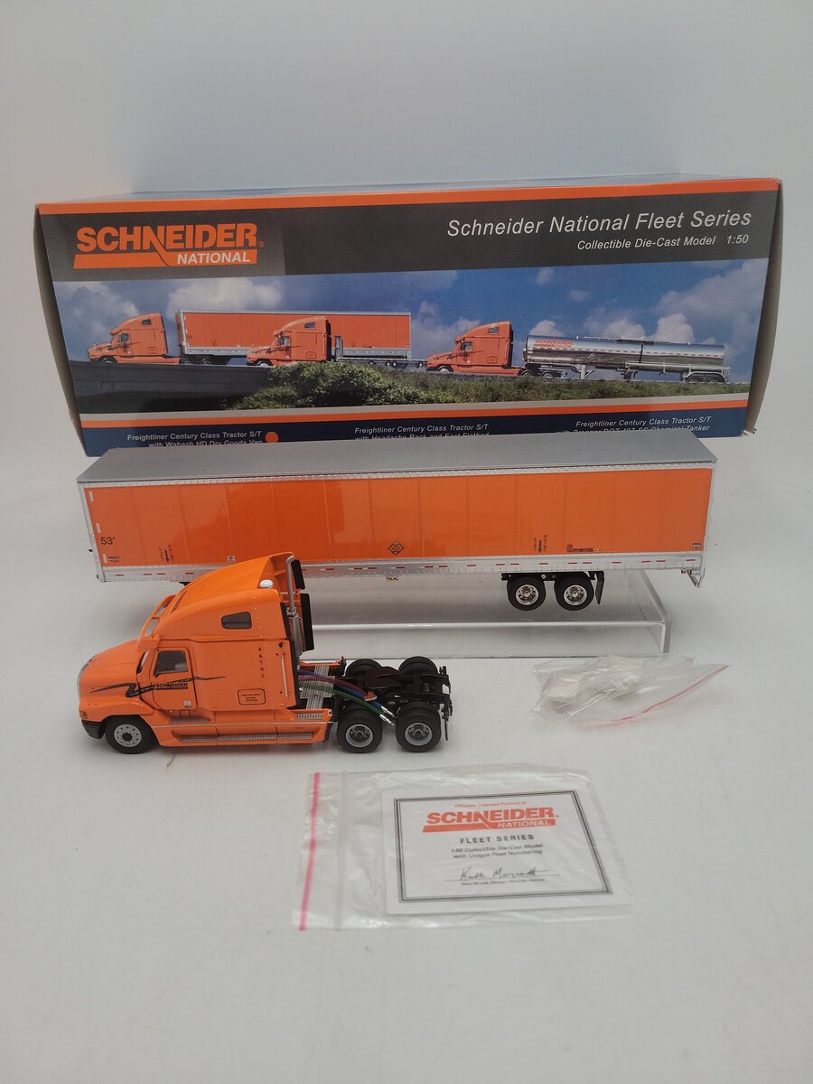 Sword SW3003-SCH 1:50 Century Class Tractor S/T Freightliner w/Wabash Goods Vans LN/Box