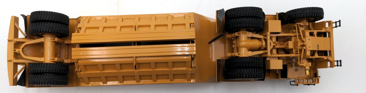 CCM 776 1:87 Scale Diecast Brass CAT 776 W/ MEGA Trailer VG/Box