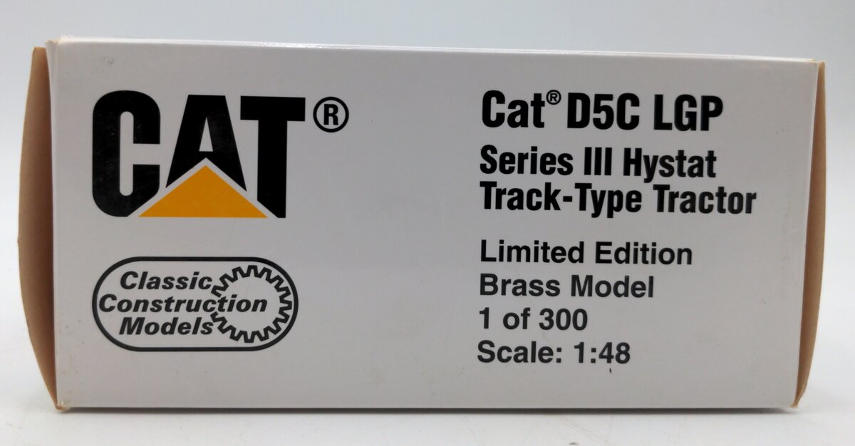 CCM 108 1:48 Brass CAT D5C LGP Series III Hystat Track-Type Tractor NIB