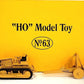 CCM D7 1:87 Scale Brass Caterpillar Dozer w/ Pull Behind Ripper LN/Box