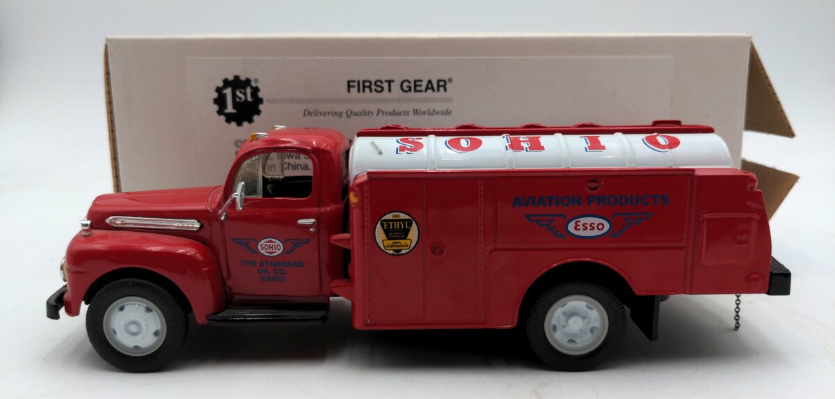 First Gear 19-1763 1:34 Scale Diecast Sohio Aviation Fuel Truck NIB