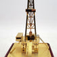 Tang Dynasty Copper Oilfield Oil Well Derrick Drill Rig LN/Box