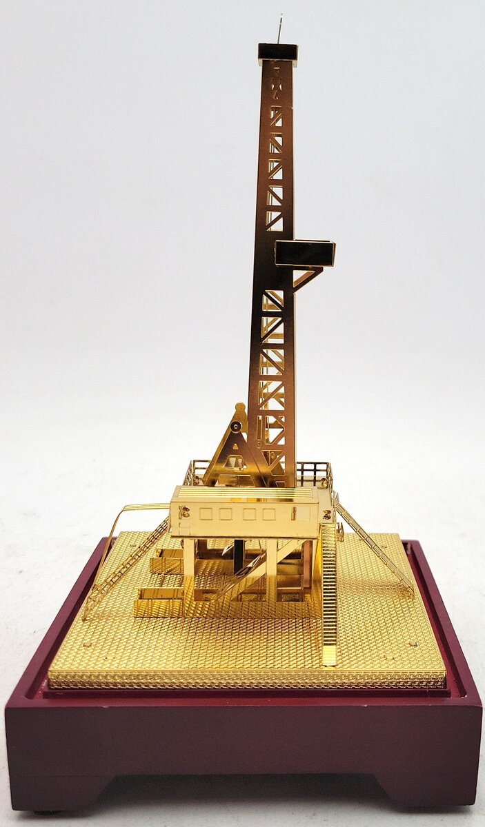 Tang Dynasty Copper Oilfield Oil Well Derrick Drill Rig LN/Box