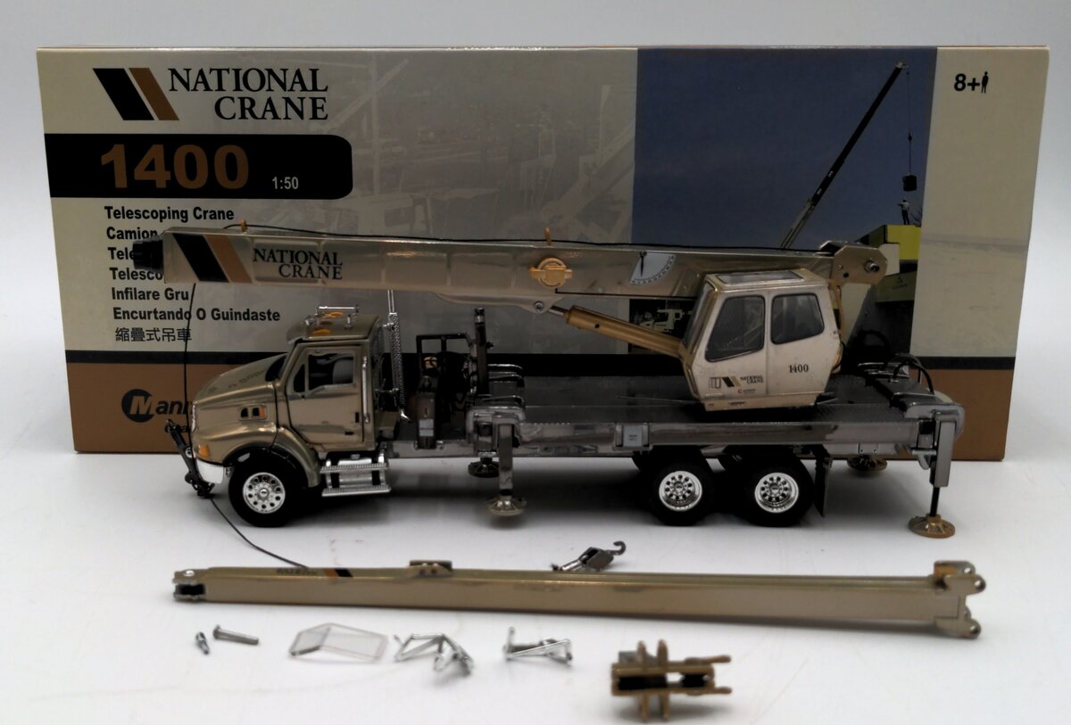 TWH Collectibles 1400 1:50 Diecast National Boom Truck Sterling Gold Edition EX/Box