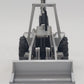 NZG 285 1:50 Silver Caterpillar 416 Backhoe Loader EX