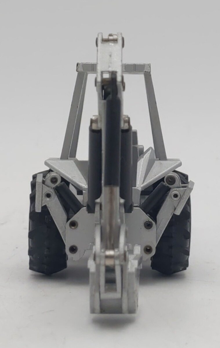 NZG 285 1:50 Silver Caterpillar 416 Backhoe Loader EX