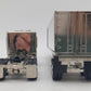 Conrad 1:50 Die-Cast Chrome Freightliner COE Tractor w/ Chrome Trailer EX