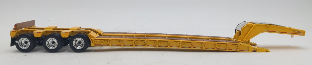 First Gear 1:50 Yellow Talbert Tri-Axle Lowboy Trailer EX