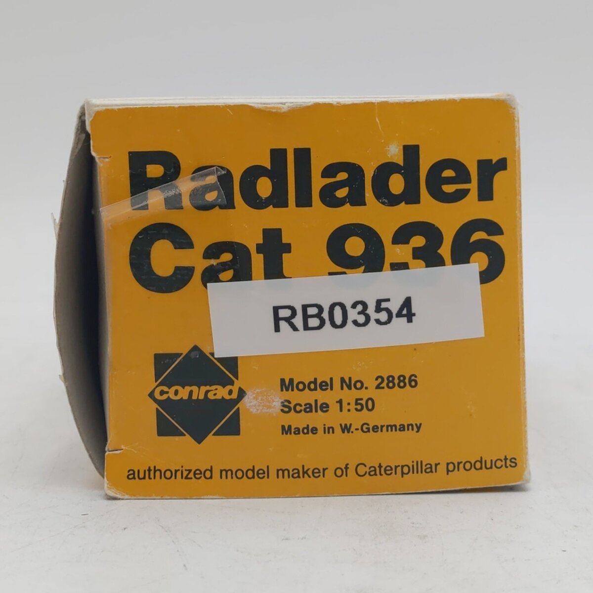 Conrad 2886 1:50 Die-Cast Caterpillar 936 Wheel Loader/Box