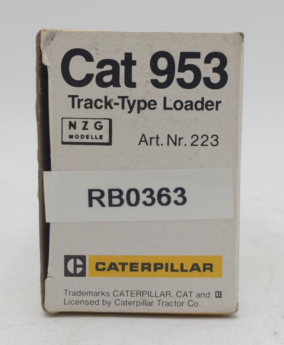 NZG 223 1:50 Scale Diecast Caterpillar 953 Track-Type Loader EX/Box