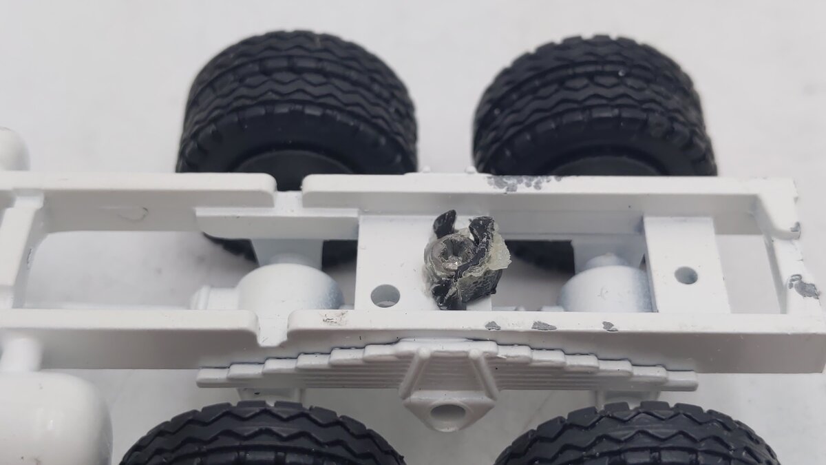 Conrad 1:50 Die-Cast Mack Truck with Cement Mixer Trailer