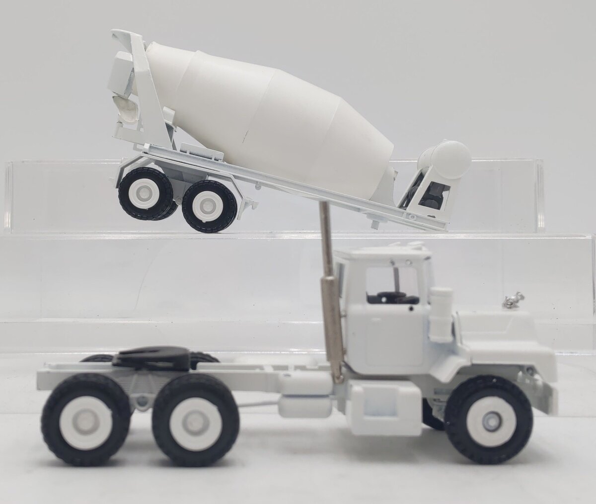 Conrad 1:50 Die-Cast Mack Truck with Cement Mixer Trailer