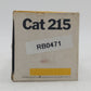 NZG 190 1:50 Caterpillar 215 Hydraulic Excavator with Hammer EX/Box