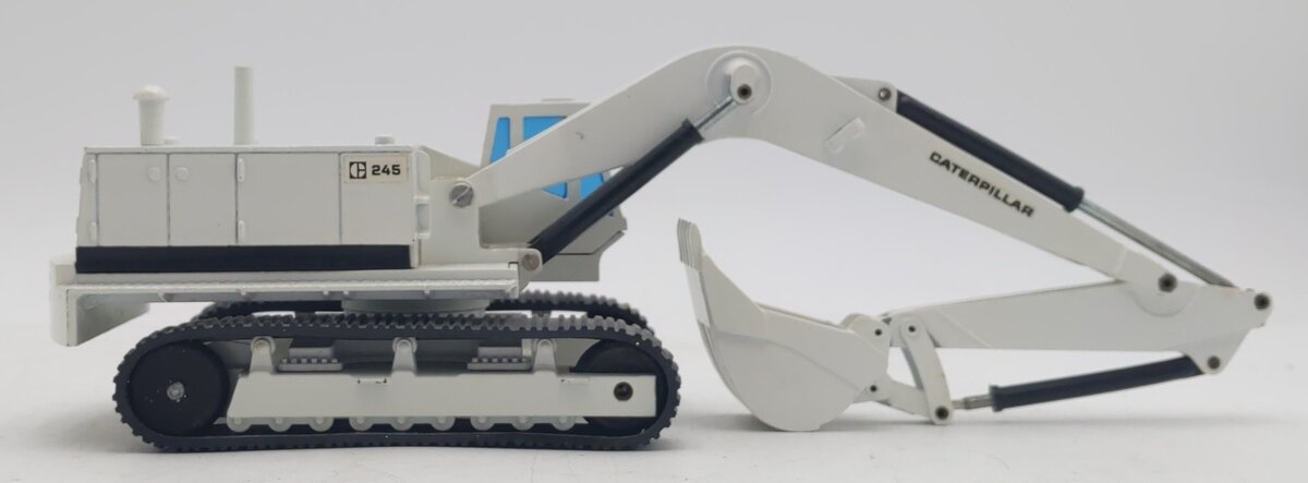 NZG 160 1:50 Caterpillar 245 Hydraulic Excavator - White EX/Box