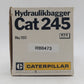 NZG 160 1:50 Caterpillar 245 Hydraulic Excavator - White EX/Box