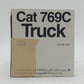 NZG 222 1:50 Scale Diecast 769C Caterpillar Dump Truck EX/Box
