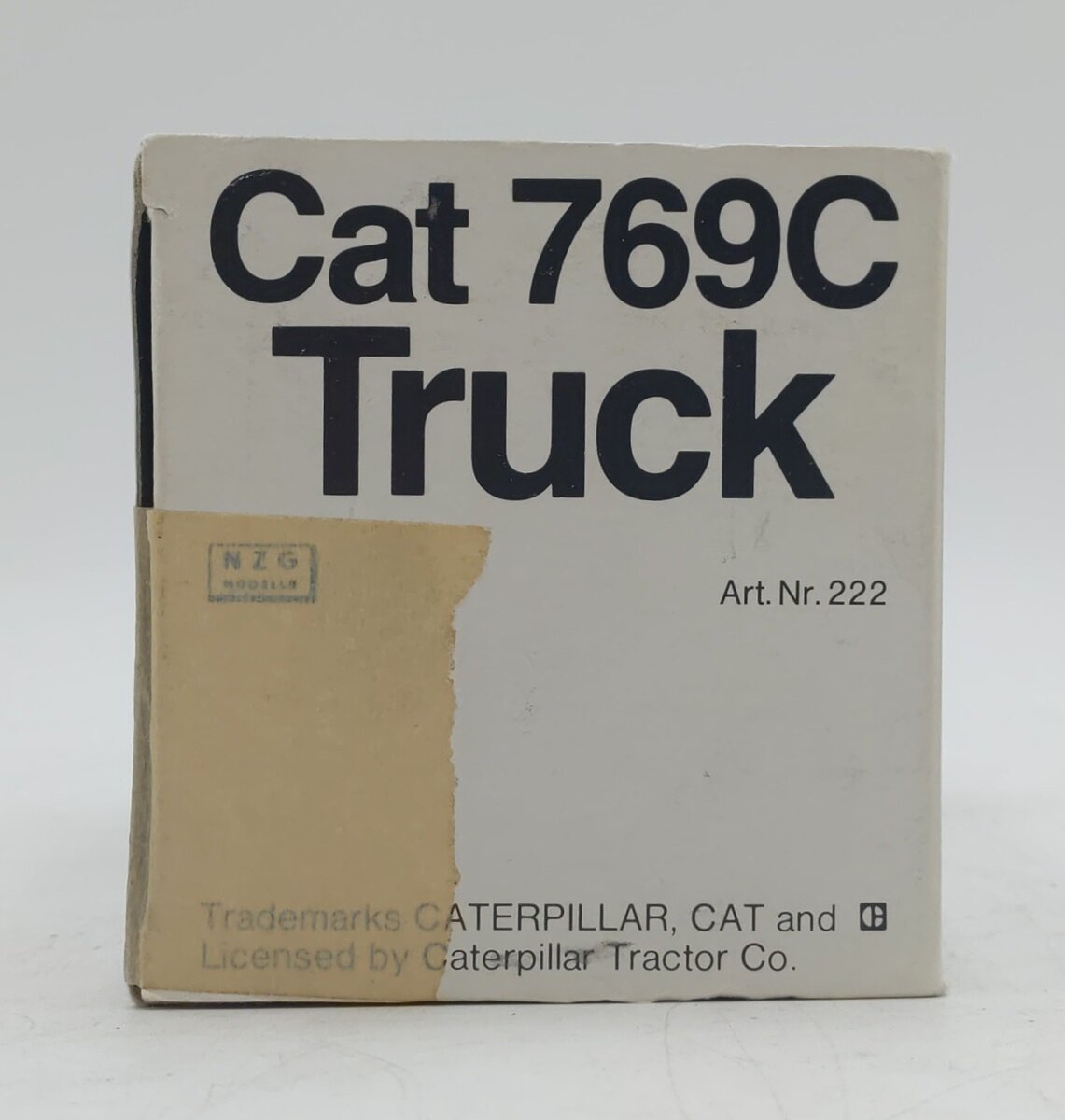 NZG 222 1:50 Scale Diecast 769C Caterpillar Dump Truck EX/Box