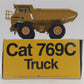 NZG 222 1:50 Scale Diecast 769C Caterpillar Dump Truck EX/Box