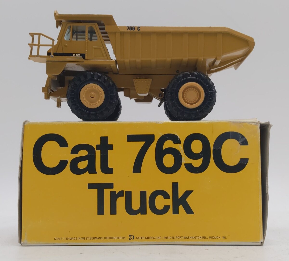 NZG 222 1:50 Scale Diecast 769C Caterpillar Dump Truck EX/Box