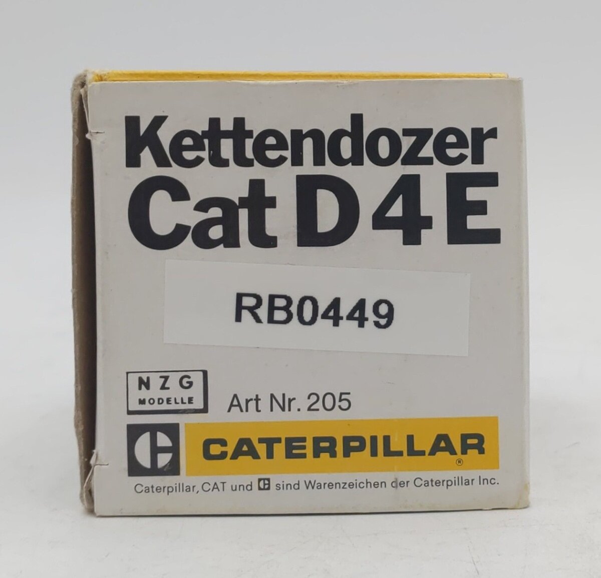 NZG 205 1:50 Scale Caterpillar Kettendozer Cat D4E EX/Box