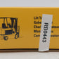 NZG 225 1:50 Caterpillar M50B Lift Truck VG/Box