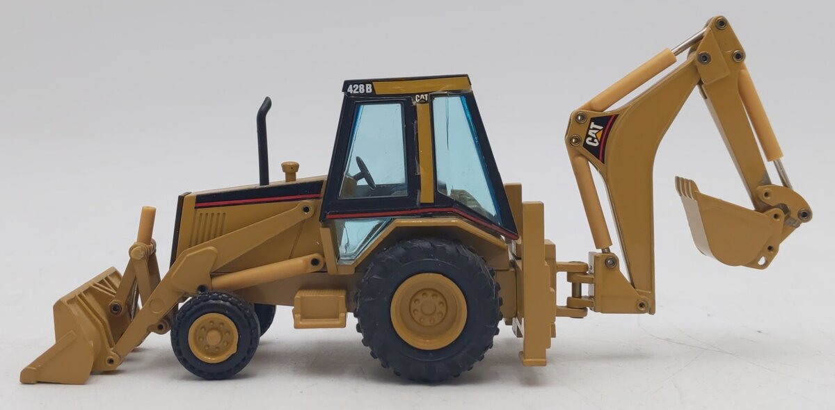 NZG 2851 1:50 Die-Cast Caterpilar 428B Backhoe Loader EX/Box
