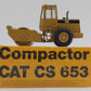 Conrad 2889 1:50 Caterpillar Compactor CAT CS 653 EX/Box