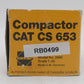 Conrad 2889 1:50 Caterpillar Compactor CAT CS 653 EX/Box