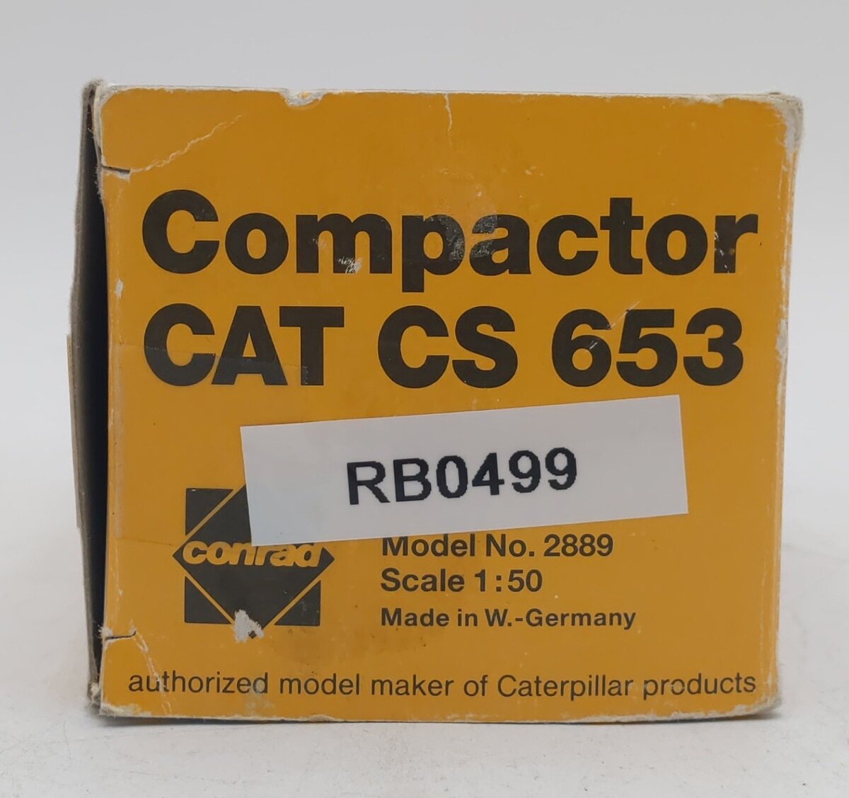Conrad 2889 1:50 Caterpillar Compactor CAT CS 653 EX/Box